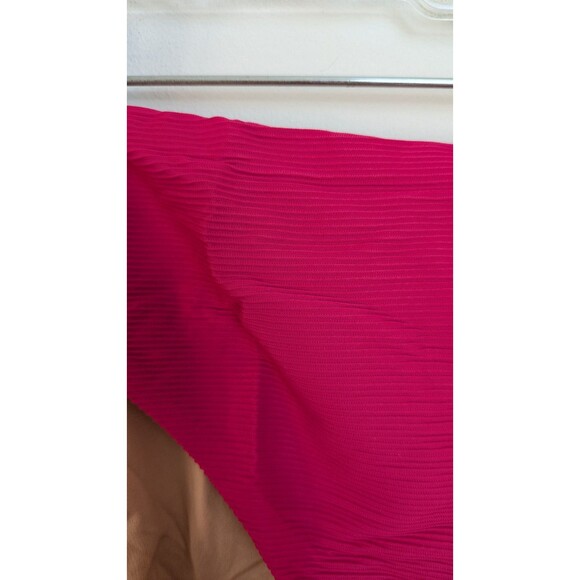 J.Crew Ribbed High-Rise Classic Cheeky Bikini Bottom Hot Pink SZ XXL NWT - Picture 2 of 14